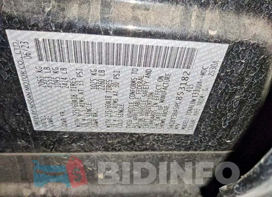 5N1BT3BA5PC853182 Photo# 13