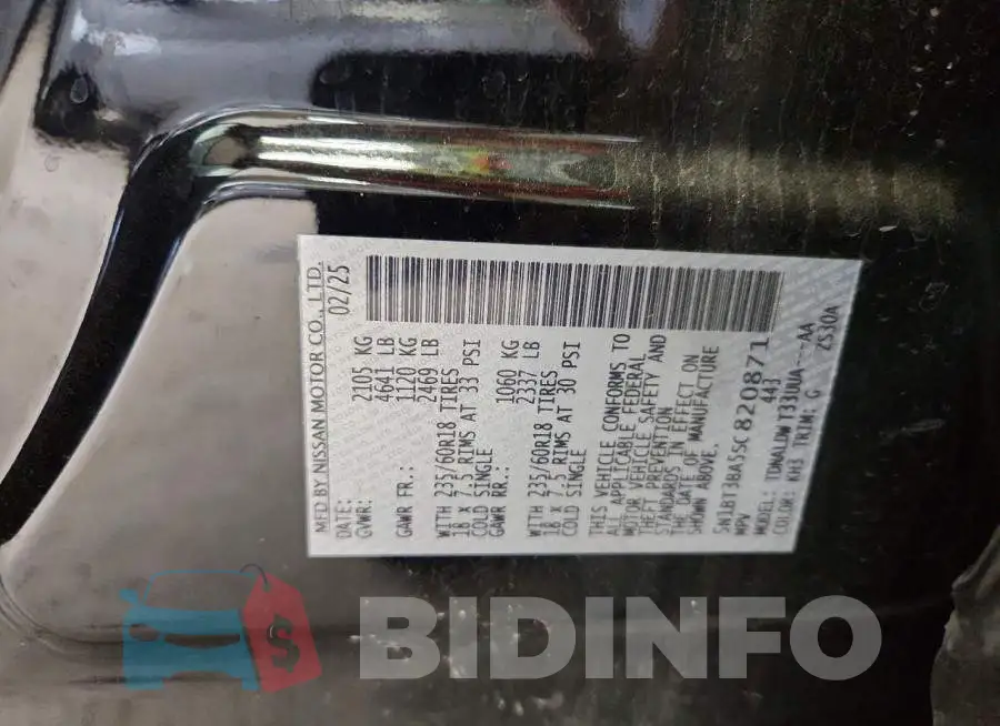 5N1BT3BA5SC820871 Photo# 13