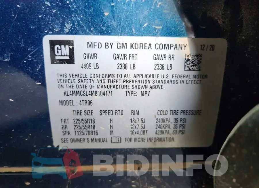 KL4MMCSL4MB104171 Photo# 13