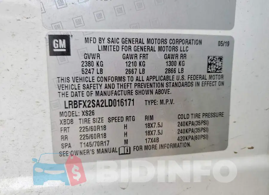 LRBFX2SA2LD016171 Photo# 13