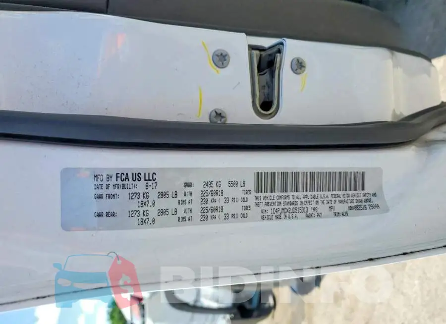 1C4PJMDX2JD515313 Photo# 13