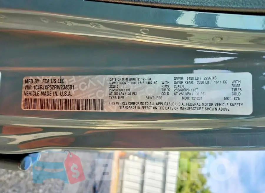 1C4RJXP62RW238501 Photo# 13
