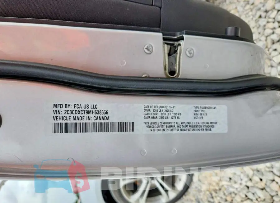 2C3CDXCT9MH638656 Photo# 12