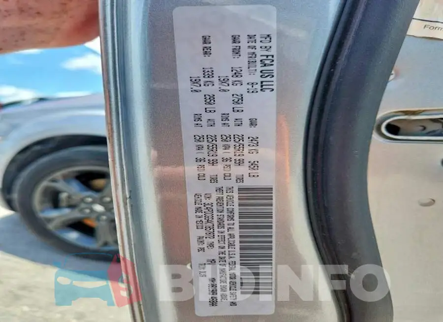 3C4PDCGG4KT857872 Photo# 13
