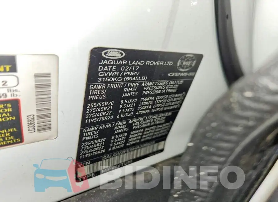 SALGV2FE5HA336823 Photo# 13