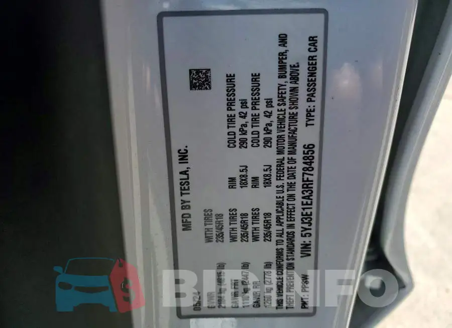 5YJ3E1EA3RF784856 Photo# 12