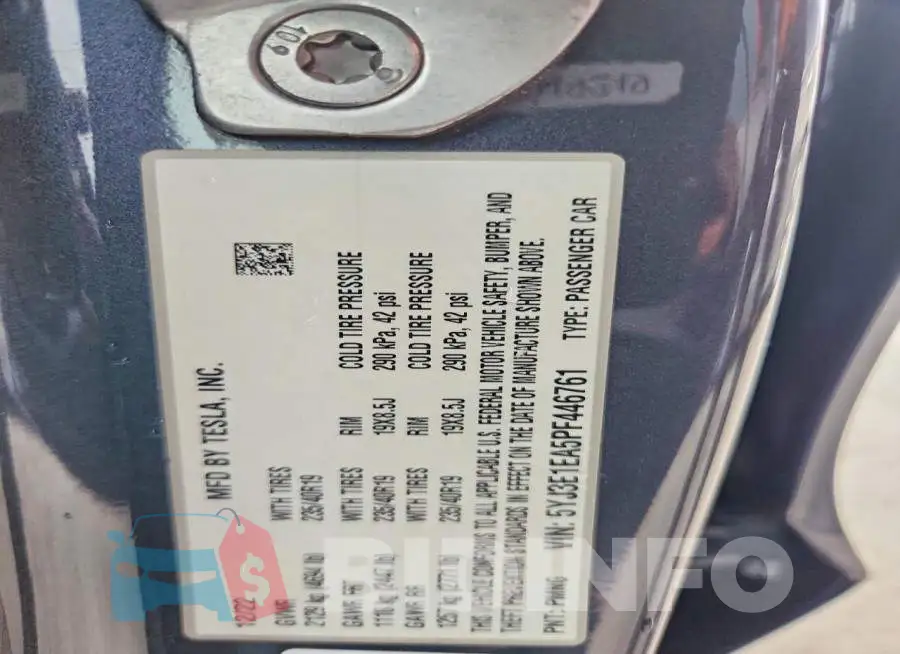 5YJ3E1EA5PF446761 Photo# 12