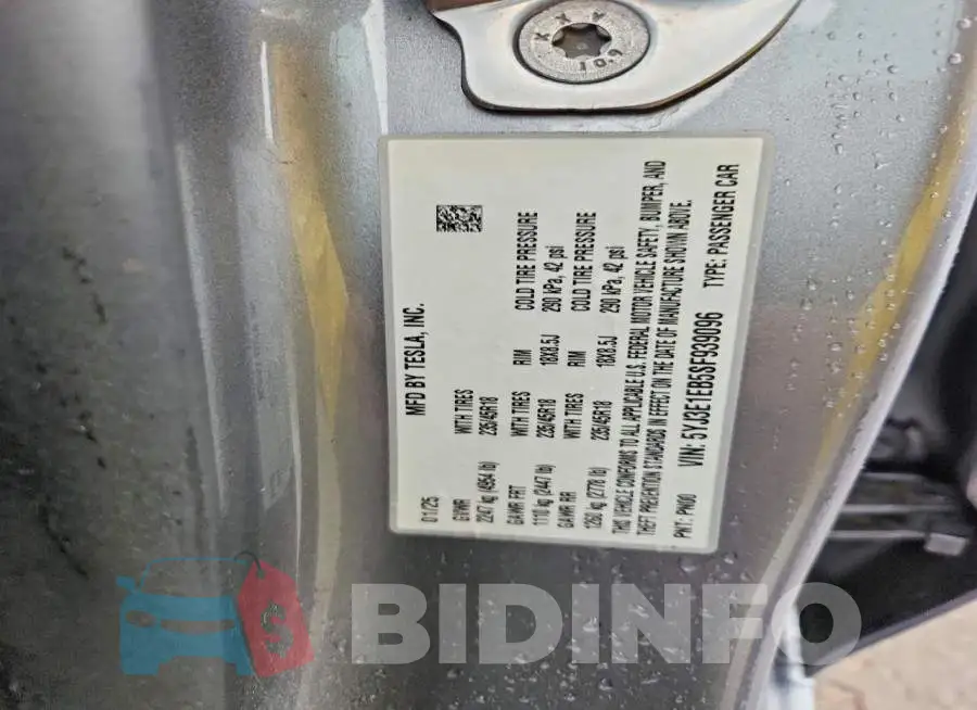 5YJ3E1EB5SF939096 Photo# 12