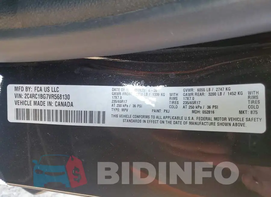 2C4RC1BG7VR568130 Photo# 13