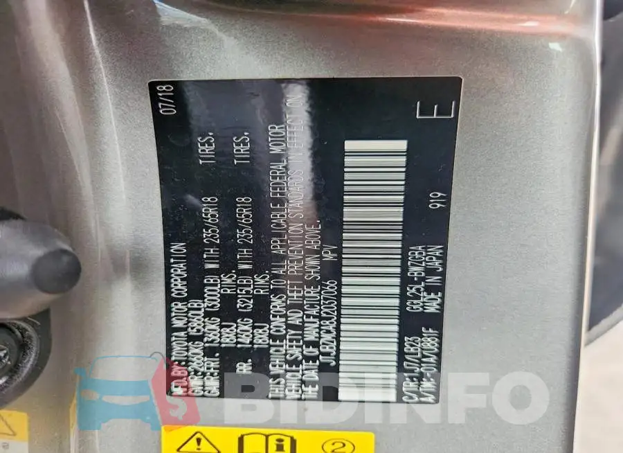 JTJBZMCA8J2037066 Photo# 12