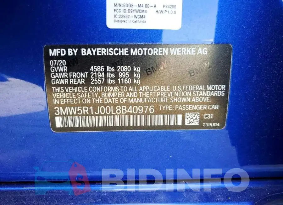 3MW5R1J00L8B40976 Photo# 12