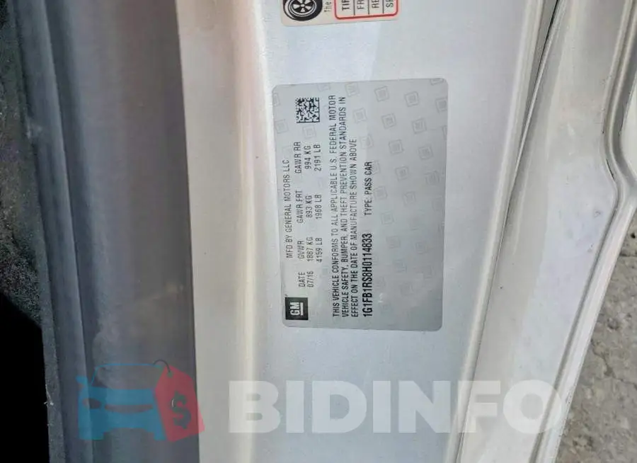 1G1FB1RS8H0114833 Photo# 13