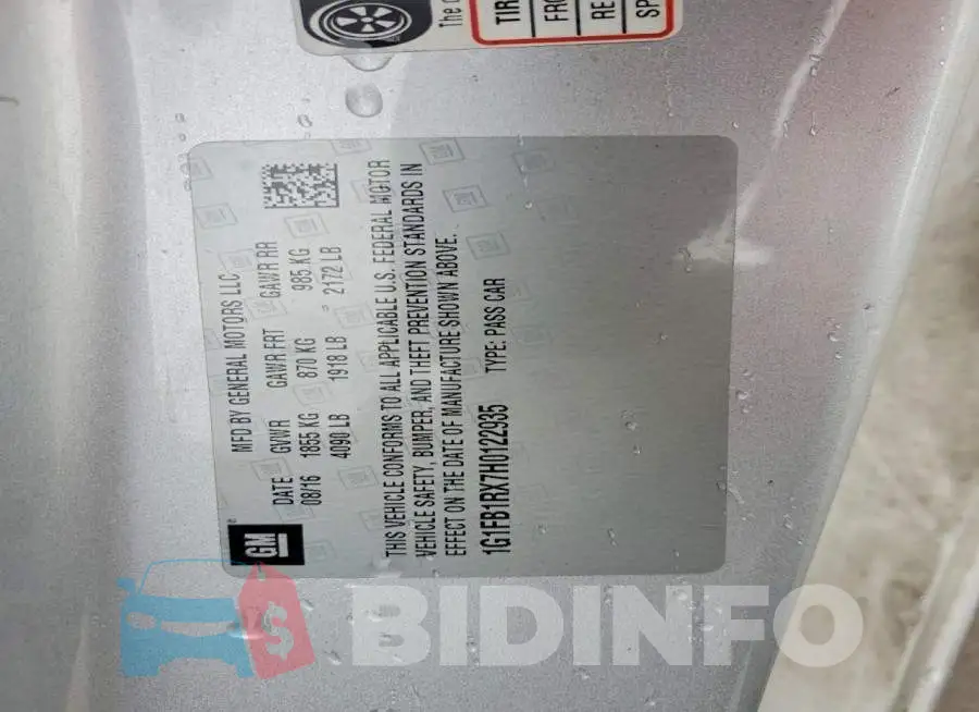 1G1FB1RX7H0122935 Photo# 12