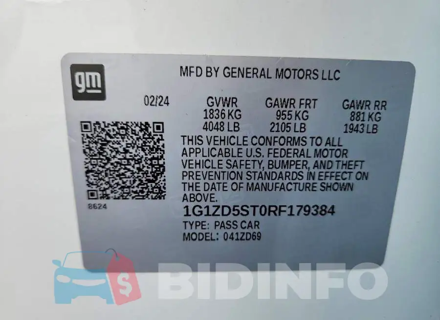 1G1ZD5ST0RF179384 Photo# 12