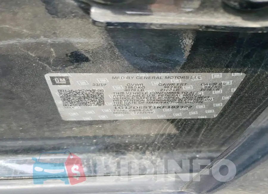 1G1ZD5ST1KF183322 Photo# 12