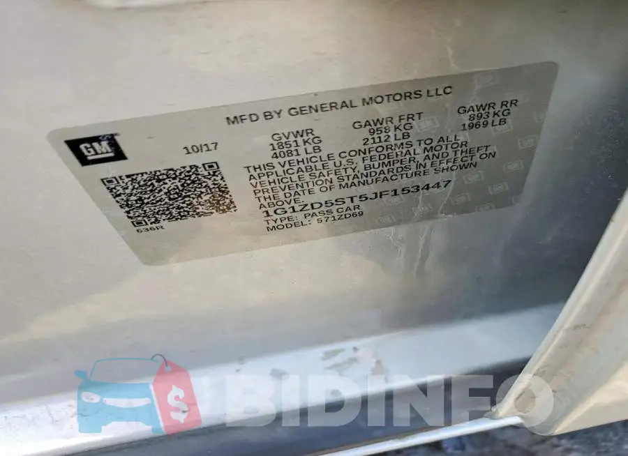 1G1ZD5ST5JF153447 Photo# 12