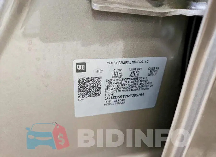 1G1ZD5ST7RF205754 Photo# 13