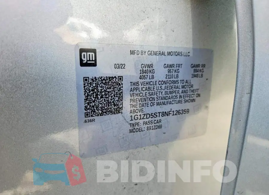 1G1ZD5ST8NF126359 Photo# 12