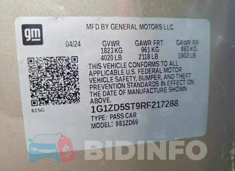 1G1ZD5ST9RF217288 Photo# 12