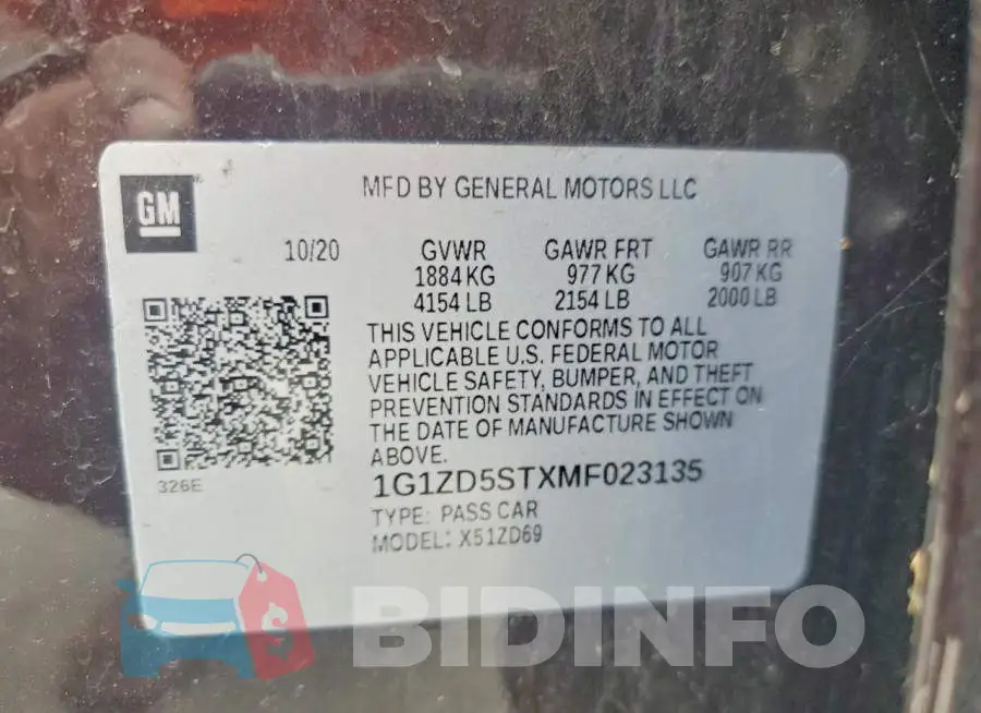 1G1ZD5STXMF023135 Photo# 12