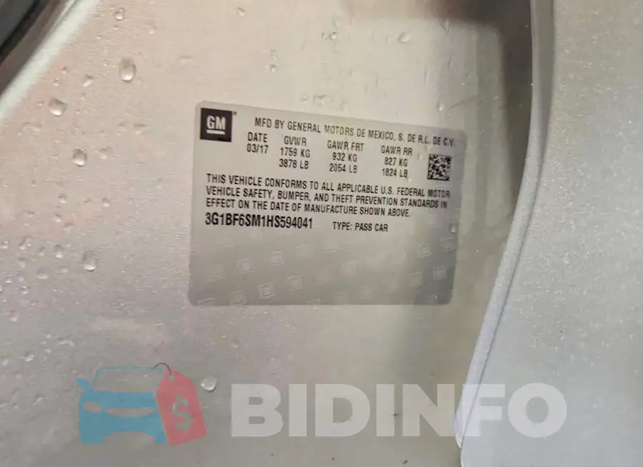 3G1BF6SM1HS594041 Photo# 12