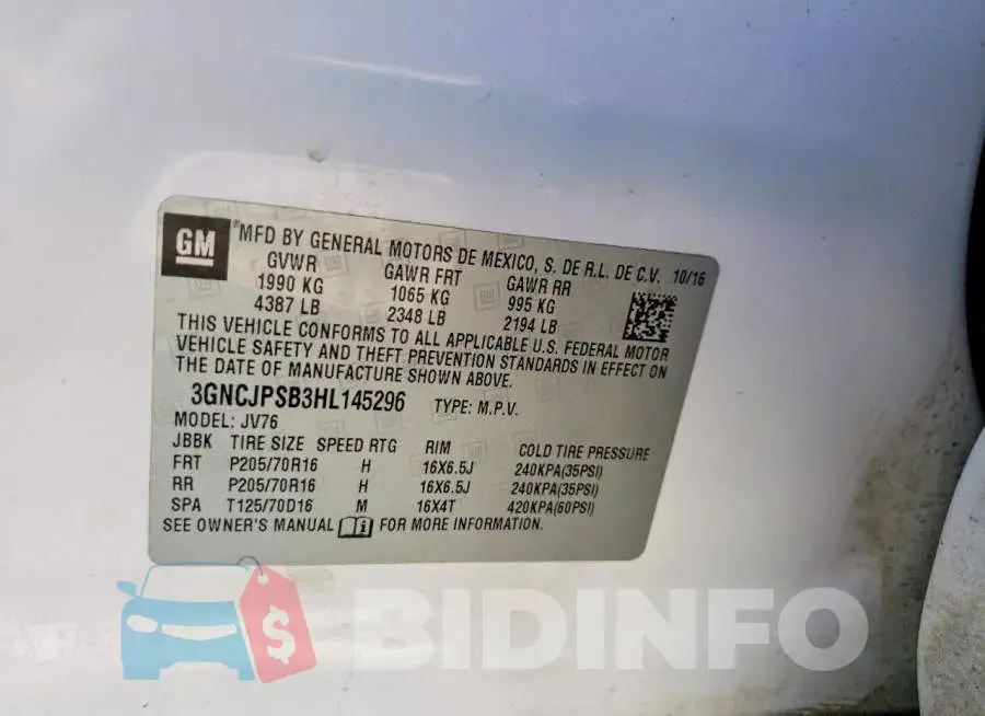 3GNCJPSB3HL145296 Photo# 13