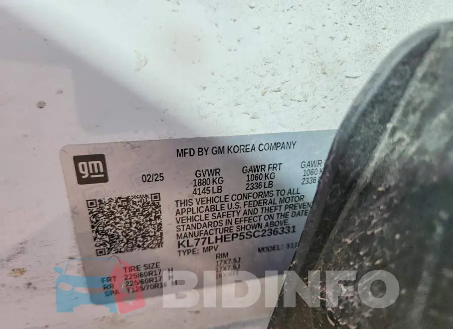 KL77LHEP5SC236331 Photo# 14