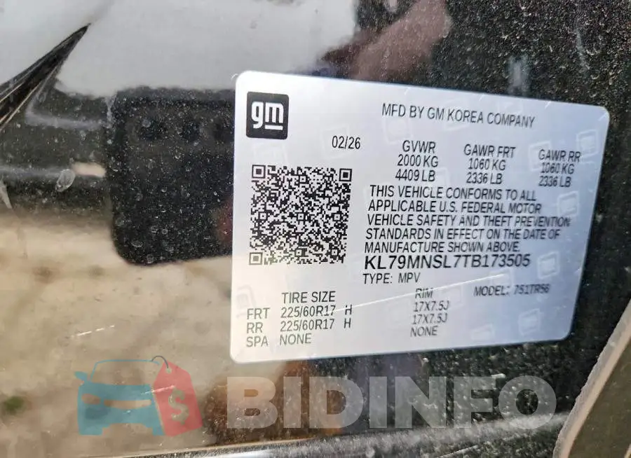 KL79MNSL7TB173505 Photo# 13