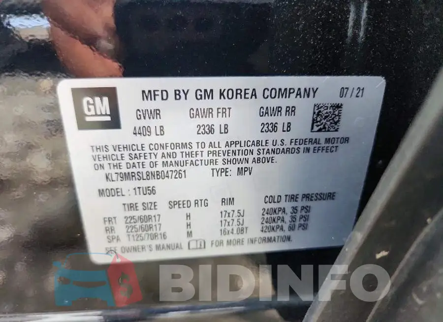 KL79MRSL8NB047261 Photo# 13
