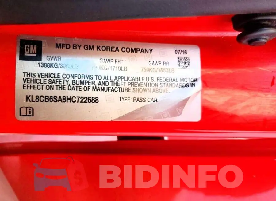 KL8CB6SA8HC722688 Photo# 12