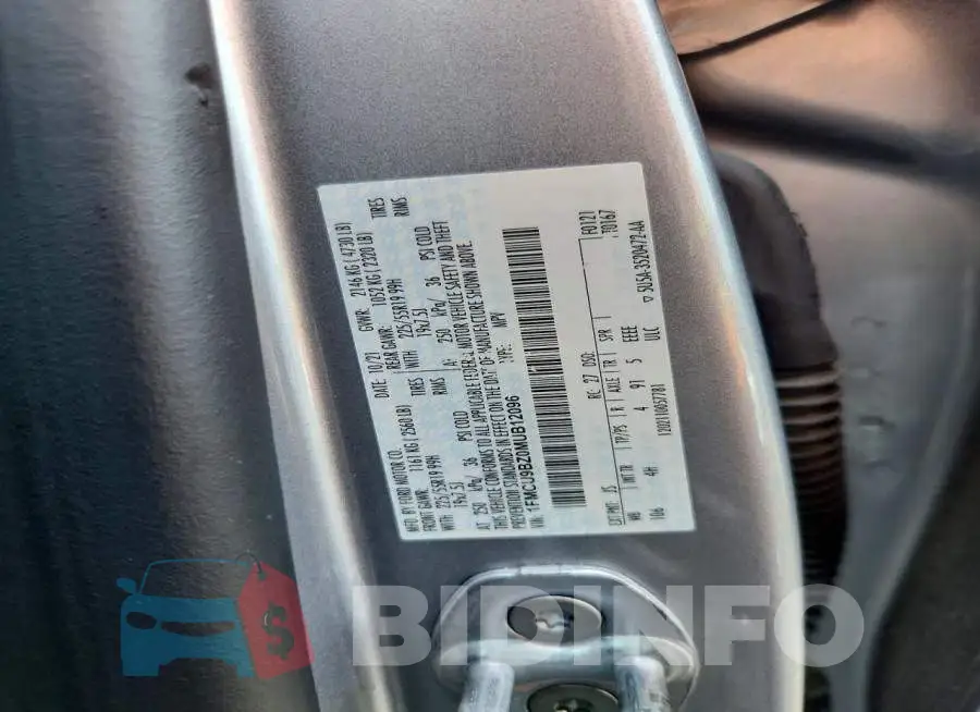 1FMCU9BZ0MUB12096 Photo# 13