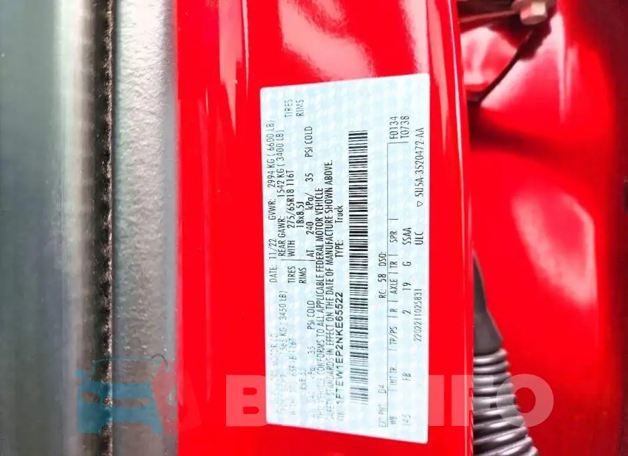 1FTEW1EP2NKE65522 Photo# 13