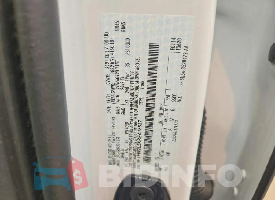 1FTFW2L5XRFA18527 Photo# 12