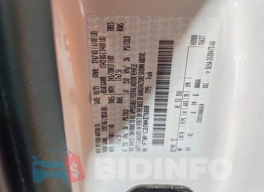 1FTMF1CB5MKE76869 Photo# 12