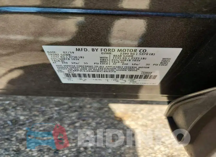 2FMPK3J94KBC45579 Photo# 13
