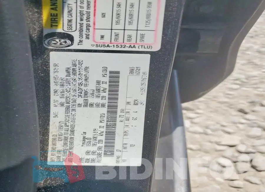 3FADP4BJ4HM110400 Photo# 12