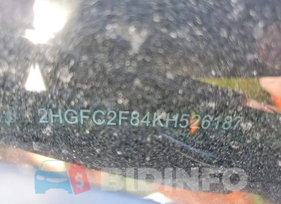 2HGFC2F84KH526187 Photo# 12