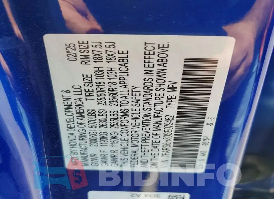 7FARS6H80SE079452 Photo# 12