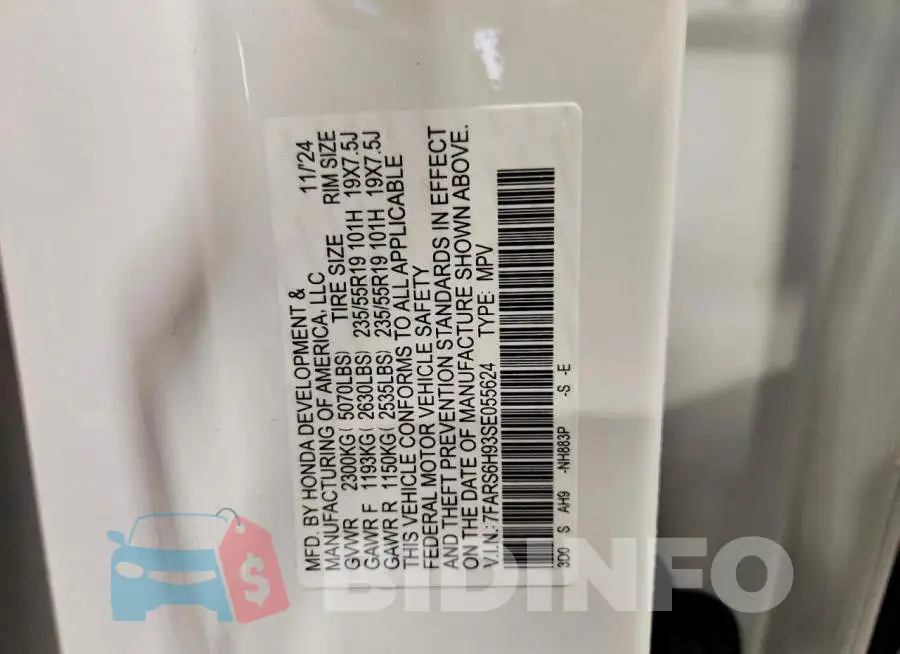 7FARS6H93SE055624 Photo# 14