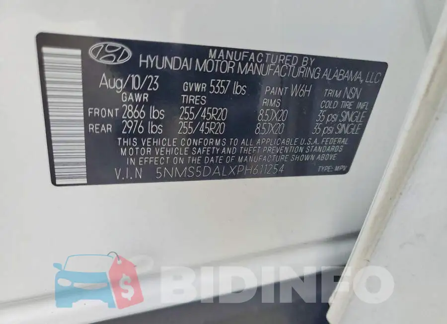 5NMS5DALXPH611254 Photo# 13