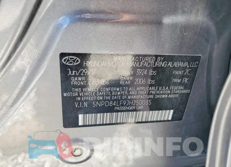 5NPD84LF9JH250035 Photo# 12