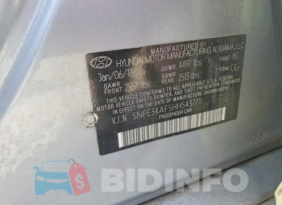 5NPE34AF5HH543771 Photo# 12