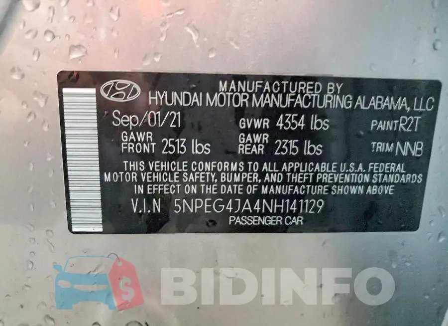 5NPEG4JA4NH141129 Photo# 12