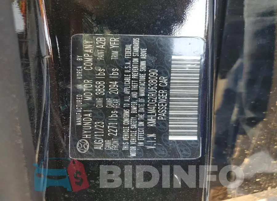 KMHLM4DG2RU638090 Photo# 12