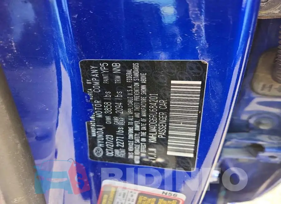 KMHLM4DG6RU684201 Photo# 13