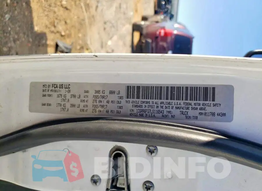 1C6RR6FG7LS116543 Photo# 12