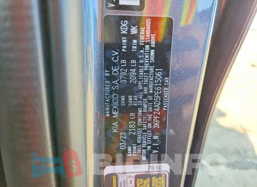 3KPF24AD5PE615061 Photo# 12