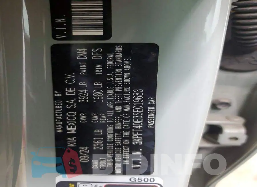 3KPFT4DE3SE019683 Photo# 12