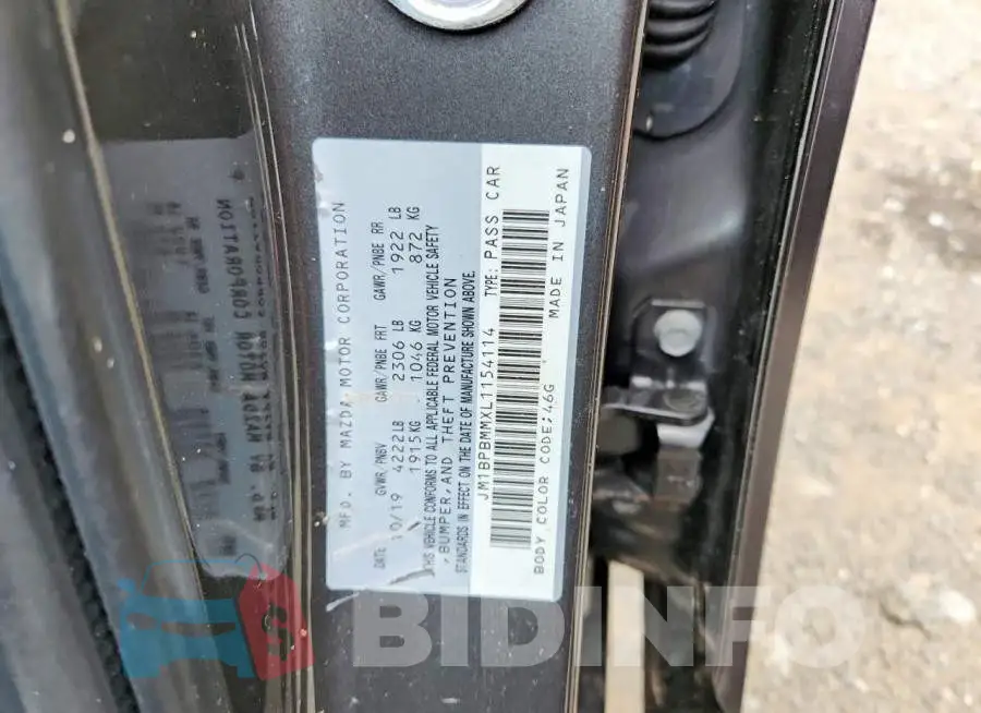 JM1BPBMMXL1154114 Photo# 12