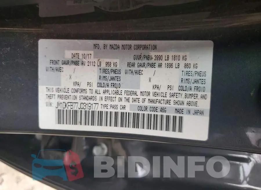 JM1DKFB77J0319177 Photo# 13